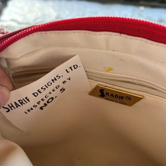 ✨ Vintage Sharif Multicolor Patchwork Leather Crossbody Bag Tassel Festival Boho - Picture 9 of 12